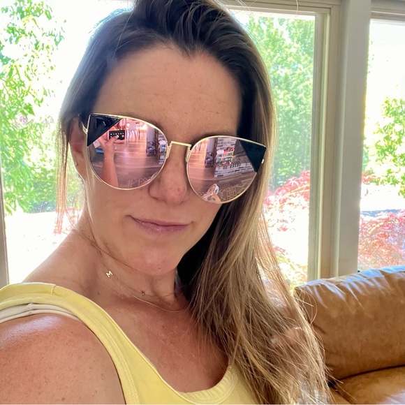 Nora NYC Pink Butterfly Sunglasses - Picture 3 of 5